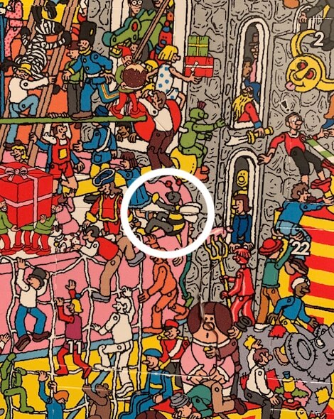 Wheres Wally Advent Calendar Answers BUMBLEBEE