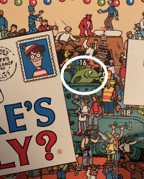 Wheres Wally Advent Answer Giant Fish