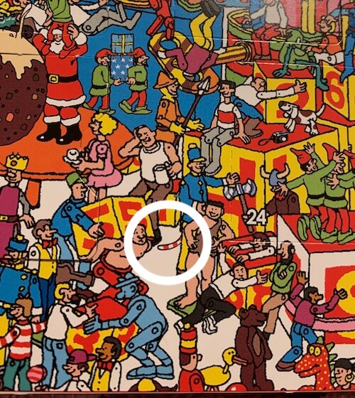 Find Woof's Tail Where's Wally advent answers