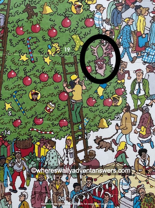 Day 10 Find the Reindeer Where's Wally Advent Calendar Answers 2022